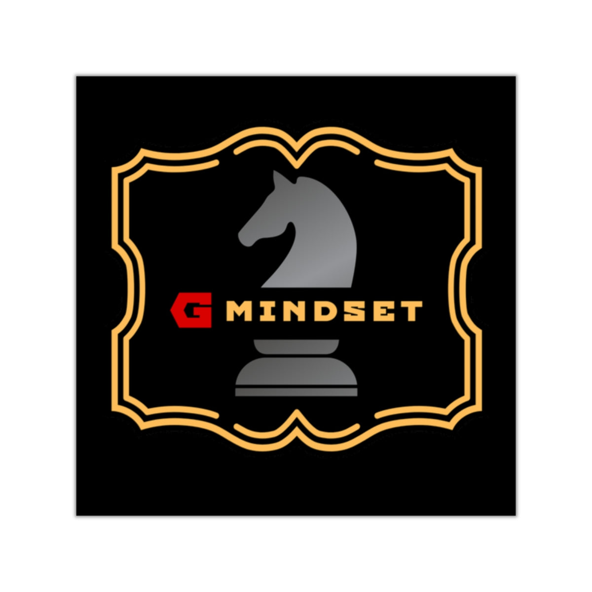 G-Mindset sticker - Black